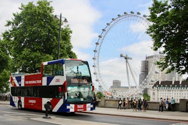 24-hour Original Tour London bus pass with local attraction tickets